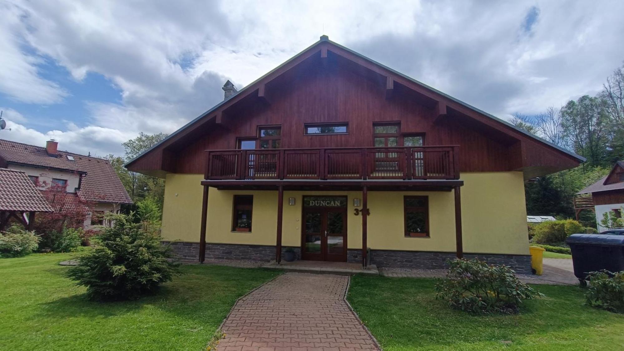 Penzion Duncan Janske Lazne Exterior foto